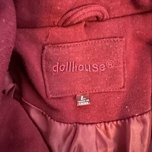 Dollhouse Deep Red Outerwear
